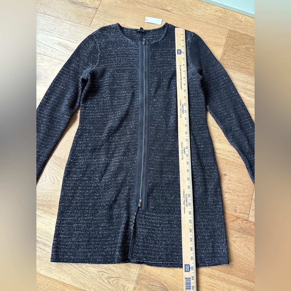 NWT Talbots long zip up cardigan MP - Picture 2 of 5